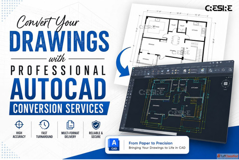 Convert Your Drawings with Professional AutoCAD Conversion Services