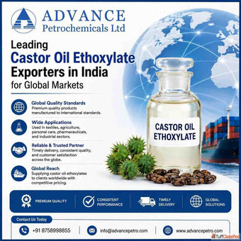 Leading Castor Oil Ethoxylate Exporters in India for Global Markets