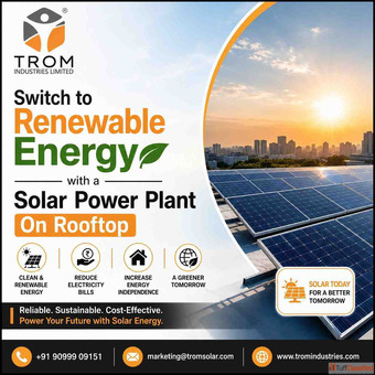 Switch to Renewable Energy with a Solar Power Plant On Rooftop