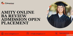 Amity Online BA Review Admission Open Placement