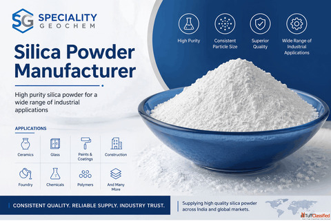 Premium Silica Powder Manufacturer in India High Purity Industrial Silica Powder
