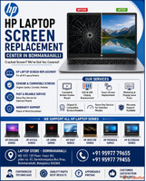 HP Laptop Screen Replacement Center in Bommanahalli
