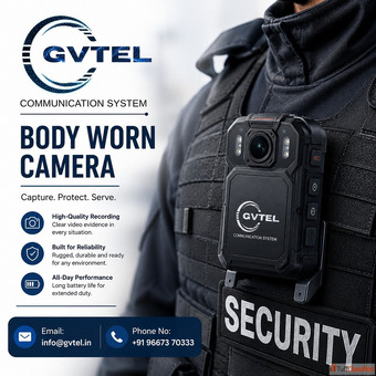 Top-Rated Body Worn Camera Solutions by Gvtel