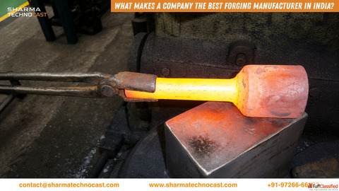 Best Forging Manufacturer in India - Sharma Technocast