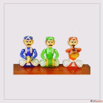 Chanapatna Wooden Toy Multicolor - Buy Authentic Handcrafted Decor at IndyHaat