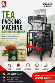 Tea Packing Machine for Accurate Filling Sealing Munky Packaging Machine