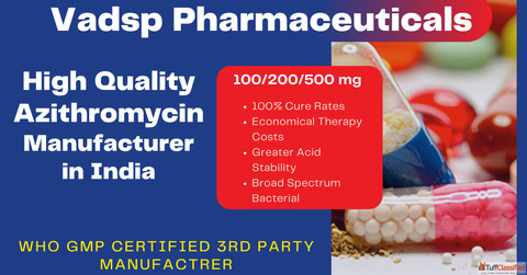 Azithromycin Manufacturers In India