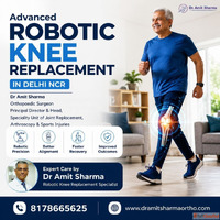 Advanced Robotic Knee Replacement in Delhi NCR Dr Amit Sharm...