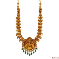 Light 8 to 10 Grams Gold Necklace Designs CMR Jewellery