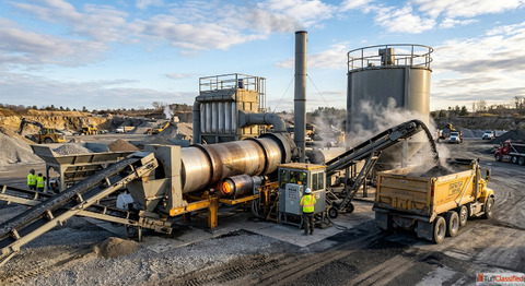 Advanced Drum Mix Plant Continuous Asphalt Production Machine for Contractors