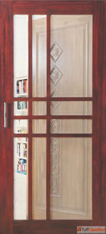 Latest Wooden Jali Door Design for Modern Homes