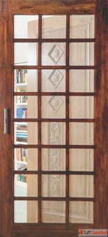 Latest Wooden Jali Door Design for Modern Homes