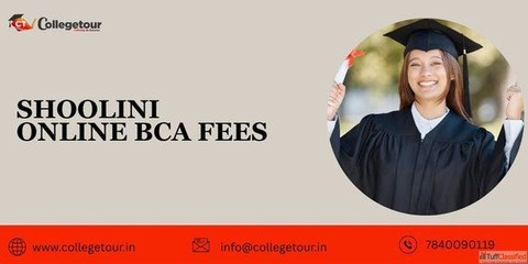 Shoolini Online BCA Fees