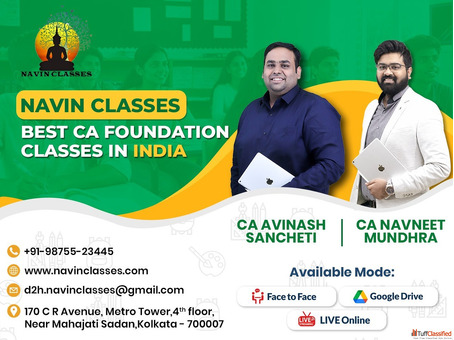 Best CA Foundation Classes in India Navin Classes
