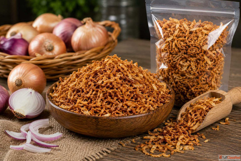 Crispy Fried Onion Manufacturers in India Optimum Foods
