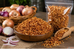 Crispy Fried Onion Manufacturers in India Optimum Foods