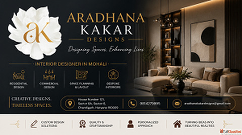 Interior Designer in Mohali - Functional Elegant Design Solutions