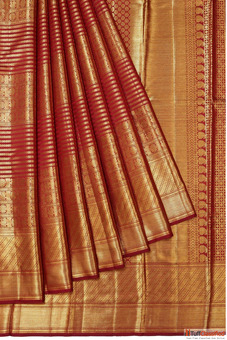 Shop Maroon Silk Saree Blouse Combination Mavuris