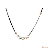 Buy Black Beads Gold Chain Latest Designs CMR Jewellery