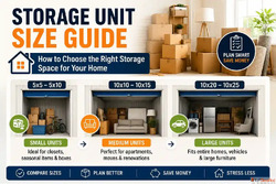 Storage Unit Size Guide for Better Home Space Planning