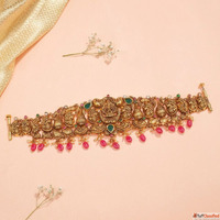 Bridal Silver Vaddanam with Gold Coating Price Padmam
