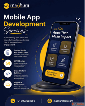 Madhura Technologies Custom Mobile App Development Service in Coimbatore