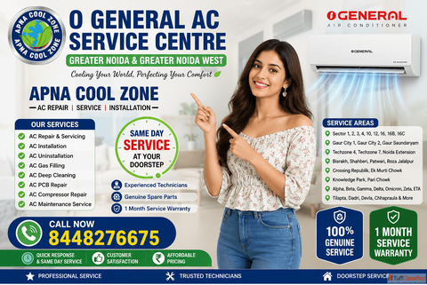 O General AC Services Centre Near Me Sector 1 Greater Noida West