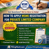 How to Apply MSME Registration for Private Limited Company
