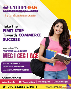 Best Commerce College In Hyderabad Best Junior College for MECCECACE in Hyderabad VOCC