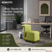 Office Stools for Flexible Seating Solutions Kokuyo India