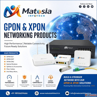 OLT-GPONEPON Solutions for High-Speed Fiber Networks