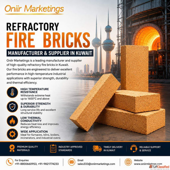 Refractory Fire Bricks Manufacturer and Supplier in Kuwait