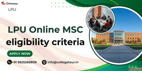 lpu online msc eligibility criteria