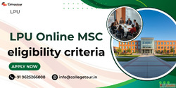 lpu online msc eligibility criteria