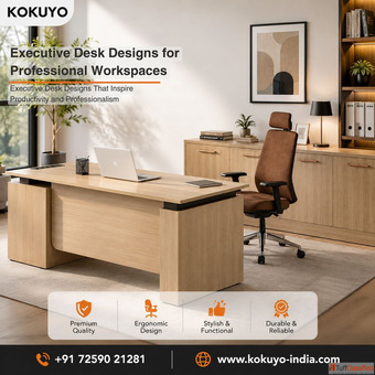 Executive Desk Designs for Professional Workspaces Kokuyo India