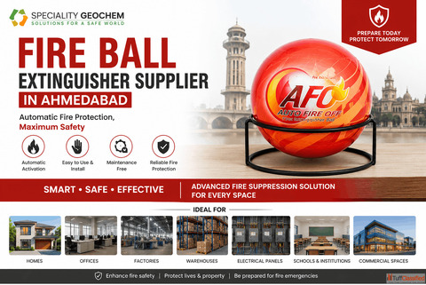 Fire Ball Extinguisher Supplier in Surat - Automatic Fire Safety Solution for Homes Industries