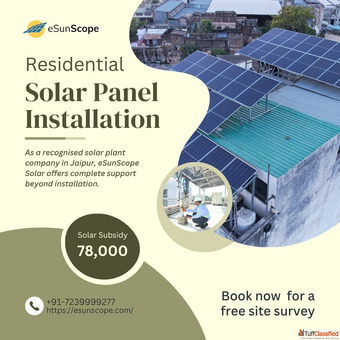 Essential for Residential Solar Plants in Jaipur