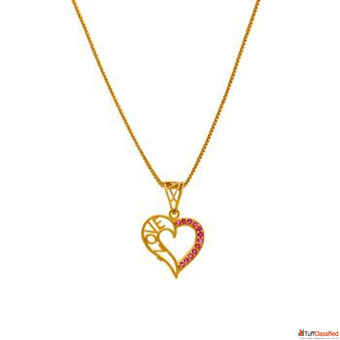 Trending 1 Gram Gold Pendant Designs Online CMR Jewellery