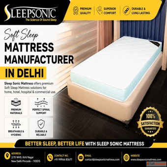 Sleep Sonic 4 Quality Soft Sleep Mattress Solutions