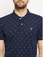 Men's Premium Sky Blue Polo T-Shirt Cotton Blend Casual...