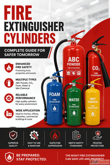 Fire Extinguisher Cylinders in India - Types Uses Benefits Fire Safety Solutions