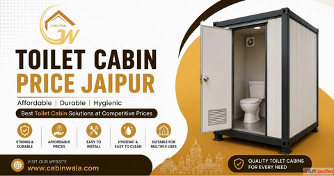 Affordable Toilet Cabin Price Jaipur - Durable Portable Solutions by Cabinwala