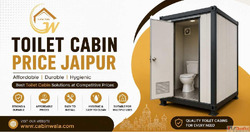 Affordable Toilet Cabin Price Jaipur - Durable Portable Solu...
