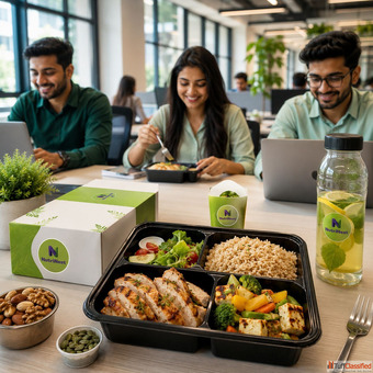Fresh Office Meal Delivery in Faridabad by NutriNest