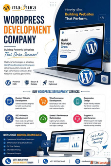 Madhura Technologies - Transform Your Business Online with a WordPress Development Company in Coimba