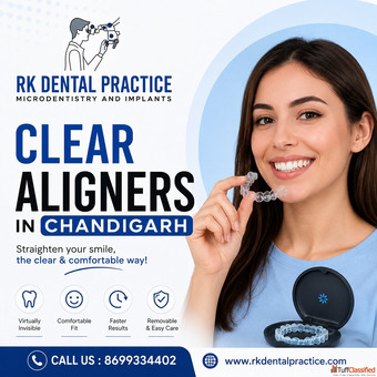Clear Aligners in Chandigarh for Invisible Teeth Straightening