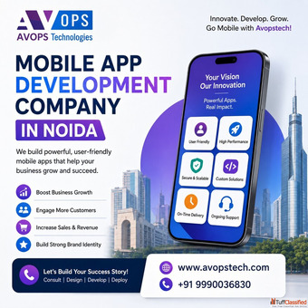 Mobile App Development Company in Noida Avopstech