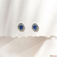 Shop Silver Stone Stud Earrings Online Padmam