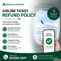 Airline Ticket Refund Policy- Bookyourairticket