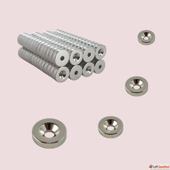 Neodymium Channel Countersunk Ring Magnet for Mounting